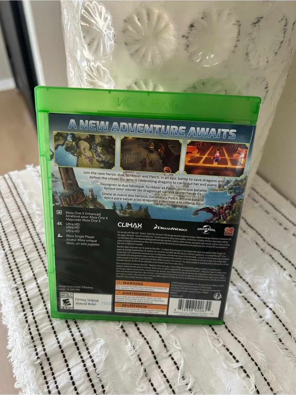 DreamWorks Dragons Dawn of New Riders Action Adventure Video Game